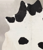 Black and White Cowhide Rug #B10372