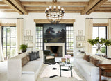 Black and White Cowhide Rug #B10372