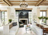 Ivory with Beige Cowhide Rug #B10373