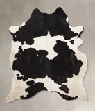 Black and White Cowhide Rug #B10401