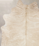 Beige Cowhide Rug #B10407