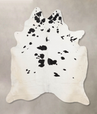 Black and White Cowhide Rug #B10411