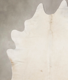 Ivory with Beige Cowhide Rug #B10442
