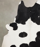 Black and White Cowhide Rug #B10446