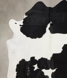 Black and White Cowhide Rug #B10465