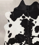 Black and White Cowhide Rug #B10466