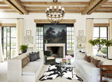 Black and White Cowhide Rug #B10466