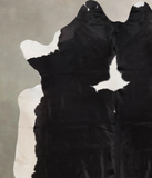 Black and White Cowhide Rug #B10517