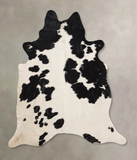 Black and White Cowhide Rug #B10519