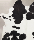 Black and White Cowhide Rug #B10542
