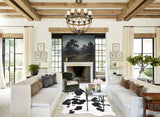 Black and White Cowhide Rug #B10542