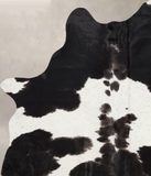 Black and White Cowhide Rug #B10543