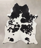 Black and White Cowhide Rug #B10544