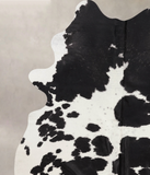 Black and White Cowhide Rug #B10544