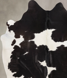 Black and White Cowhide Rug #B10546
