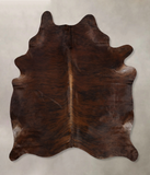 Dark Brindle Cowhide Rug #B10555