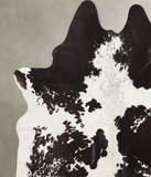 Chocolate and White Cowhide Rug #B10575