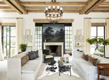 Chocolate and White Cowhide Rug #B10575