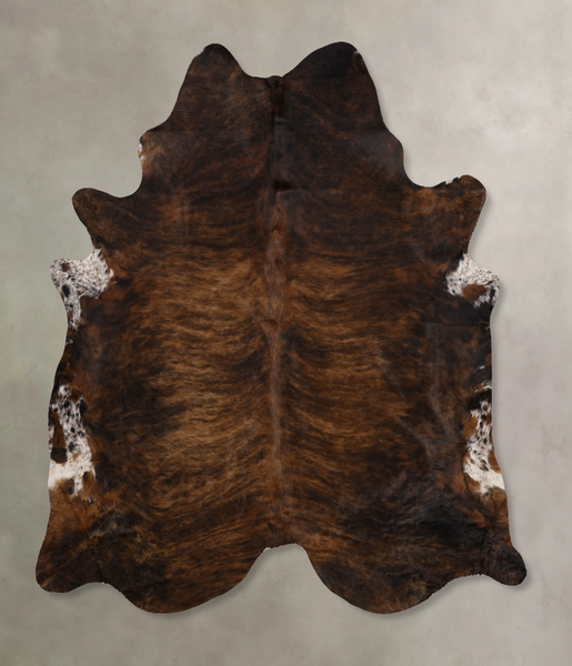 Dark Brindle Cowhide Rug #B10588