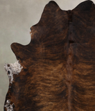 Dark Brindle Cowhide Rug #B10588