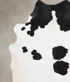 Black and White Cowhide Rug #B10628