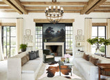 Chocolate and White Cowhide Rug #B10664