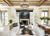 Chocolate and White Cowhide Rug #B10666