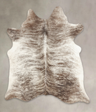 Grey Brindle Cowhide Rug #B1069