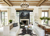 Chocolate and White Cowhide Rug #B10701