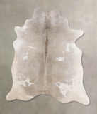 Grey With White Cowhide Rug #B10722