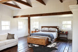 Chocolate and White Cowhide Rug #B10725