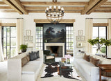 Chocolate and White Cowhide Rug #B10728
