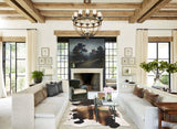Chocolate and White Cowhide Rug #B10729