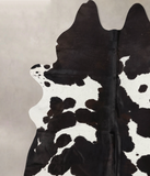 Black and White Cowhide Rug #B10732