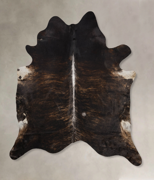 Dark Brindle Cowhide Rug #B10739