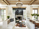 Chocolate and White Cowhide Rug #B10754