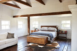Chocolate and White Cowhide Rug #B10754