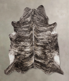 Grey Brindle Cowhide Rug #B10789