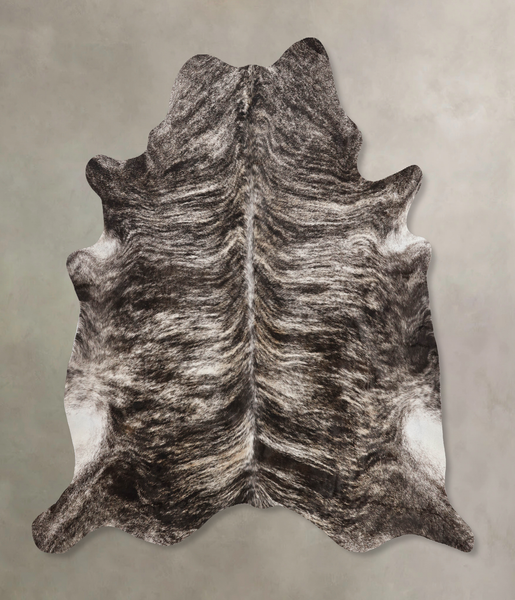 Grey Brindle Cowhide Rug #B10789