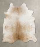 Salt and Pepper Brown Cowhide Rug #B10859