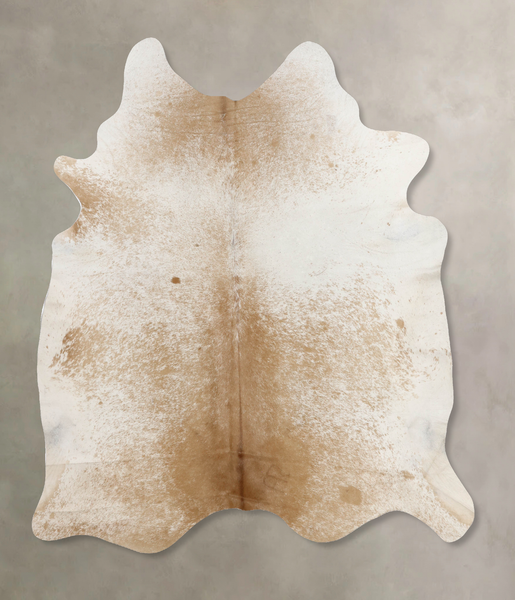 Salt and Pepper Brown Cowhide Rug #B10859