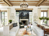 Salt and Pepper Brown Cowhide Rug #B10859