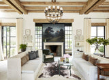 Salt and Pepper Brown Cowhide Rug #B10872