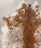 Salt and Pepper Brown Cowhide Rug #B10884