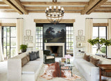 Salt and Pepper Brown Cowhide Rug #B10884