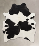 Black and White Cowhide Rug #B10896