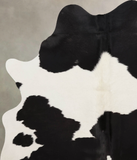 Black and White Cowhide Rug #B10896