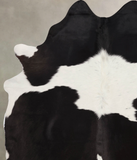 Black and White Cowhide Rug #B10897