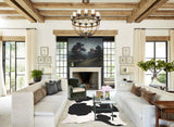 Black and White Cowhide Rug #B10897