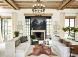 Salt and Pepper Brown Cowhide Rug #B10903